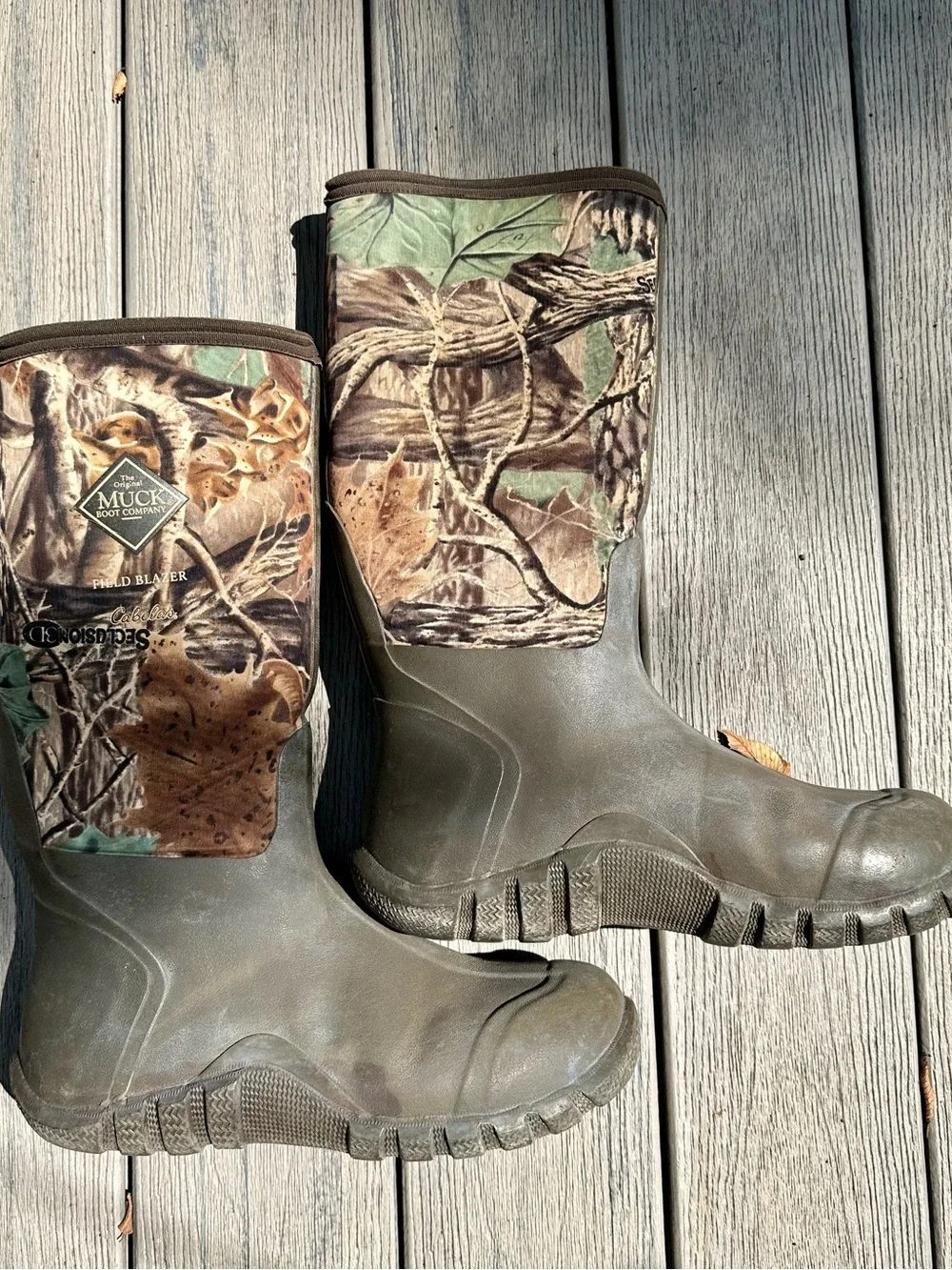 Muck Boot Company Men’s Field Blazer Waterproof Hunting Boots - Olive/Camo